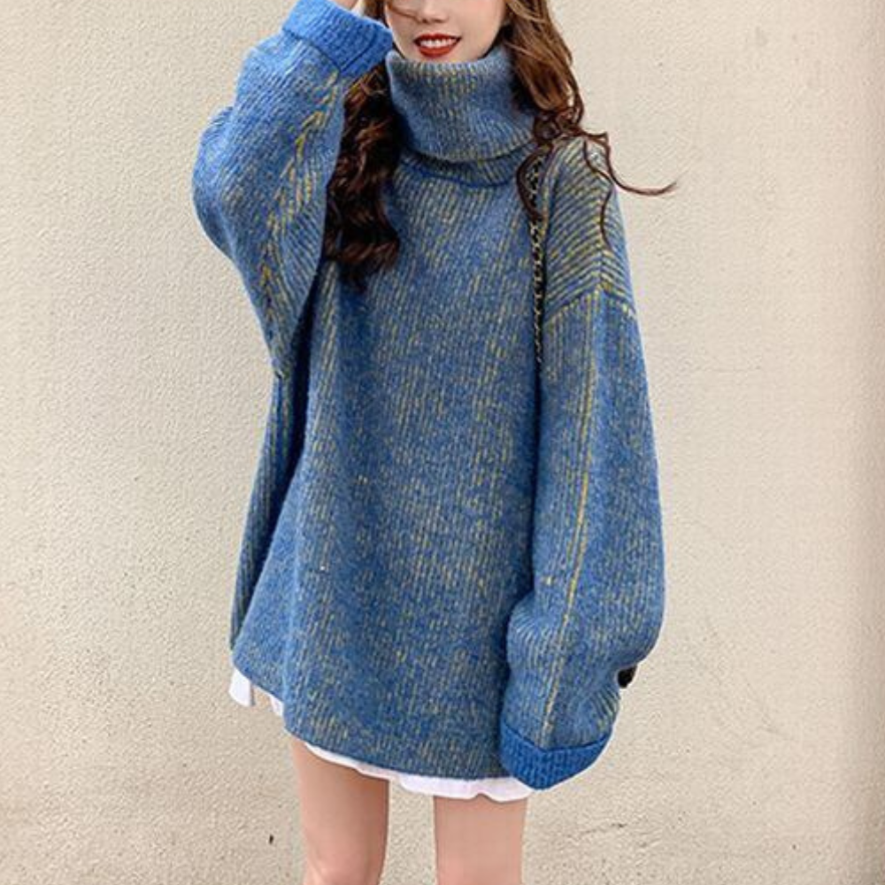 Maglione dolcevita di tendenza da donna