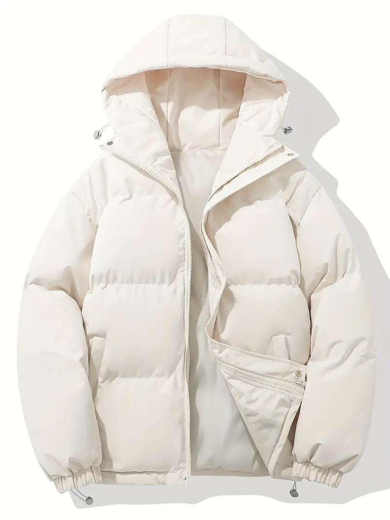 Piumino donna con cappuccio e chiusura a zip