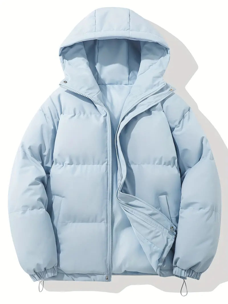 Piumino donna con cappuccio e chiusura a zip