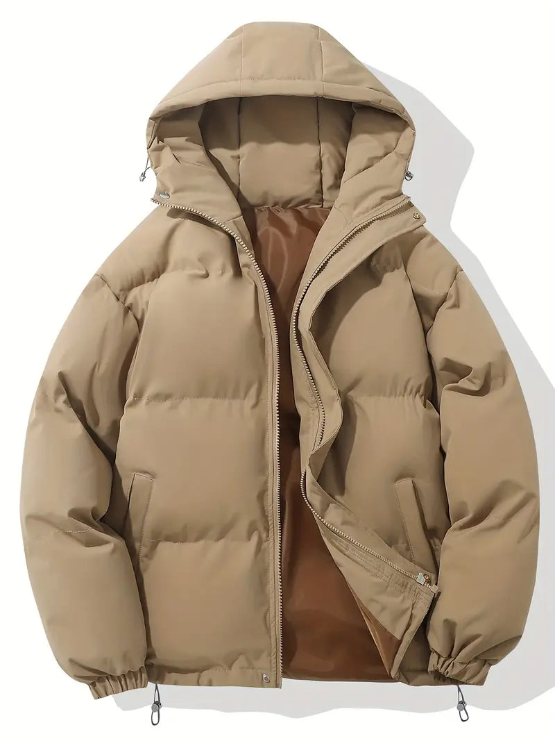 Piumino donna con cappuccio e chiusura a zip