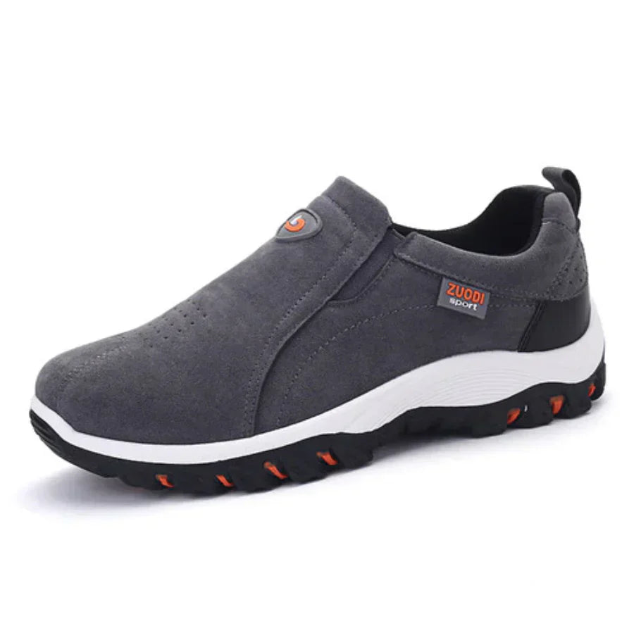 Scarpe Ortopediche da Trekking Slip-On da Uomo con Suola Antiscivolo 0